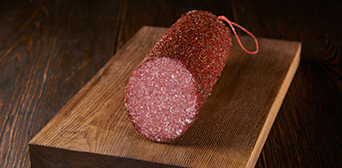 Salami im Paprikamantel